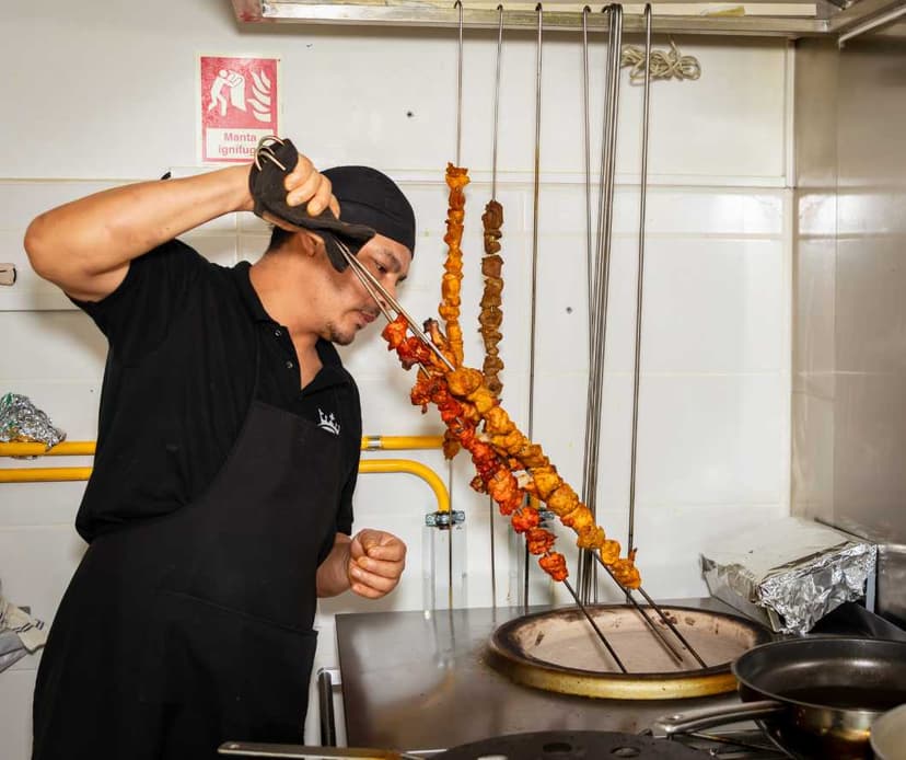 Making Tandoori